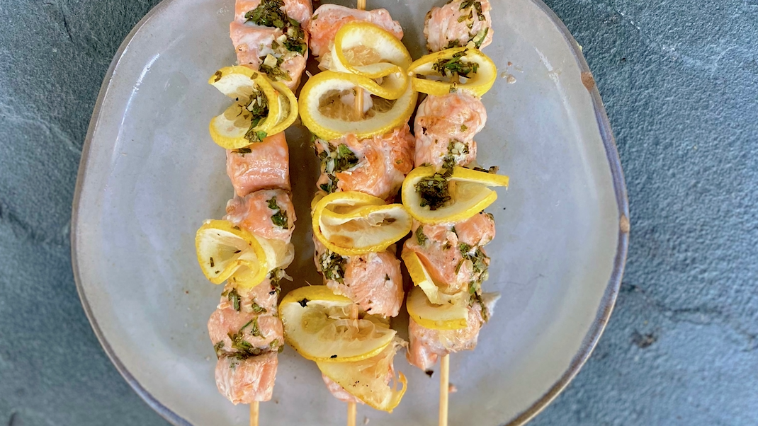 Image of Premier Catch Grilled Citrus Salmon Skewers